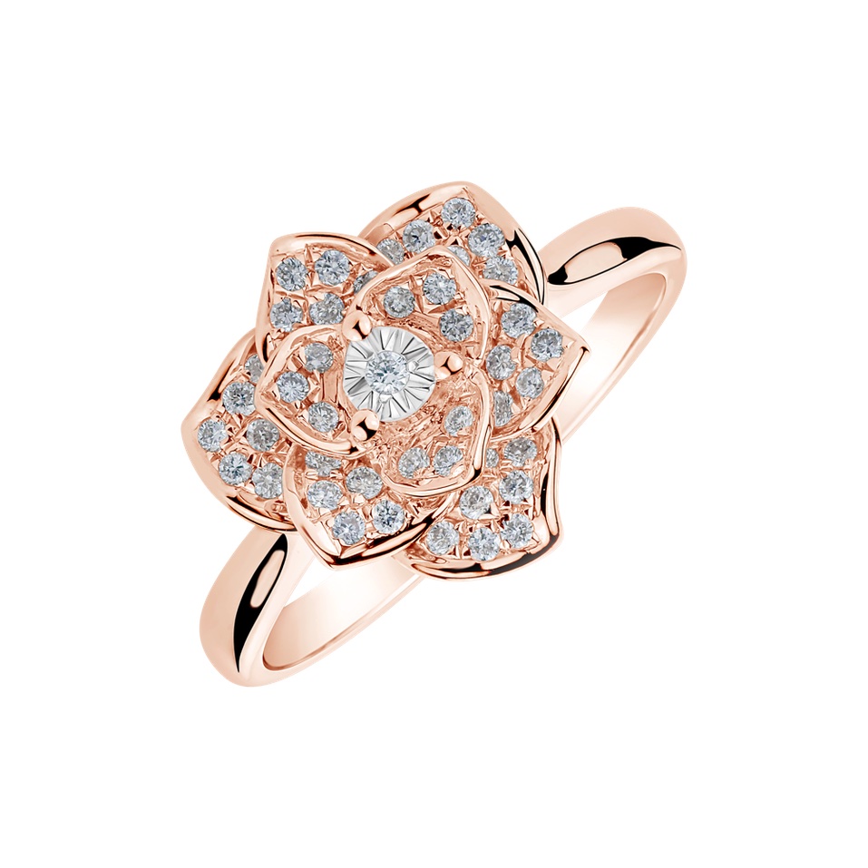 Prsten s diamanty Witching Flower